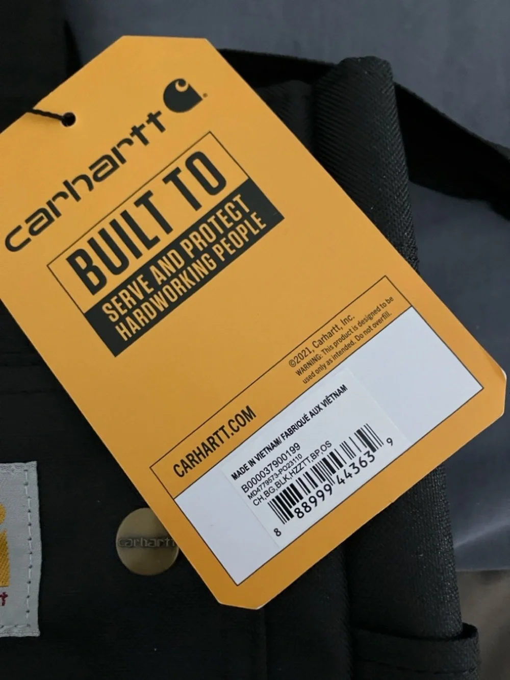 Carhartt Black Zip Tote - Picture 2 of 11